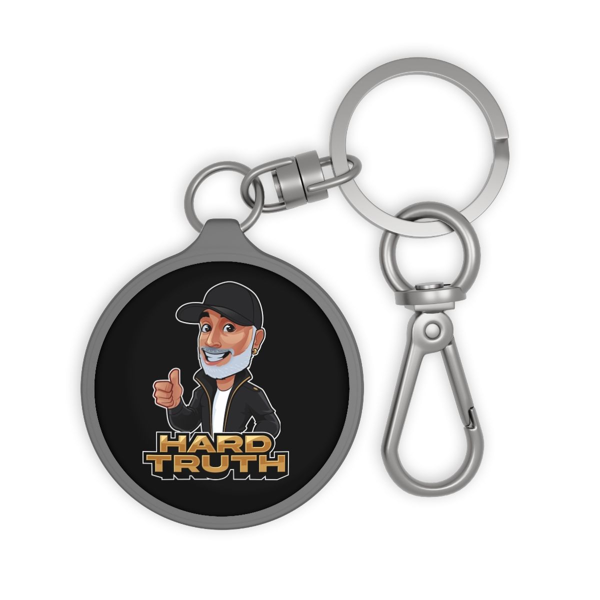 HARD TRUTH-J-Keyring Tag