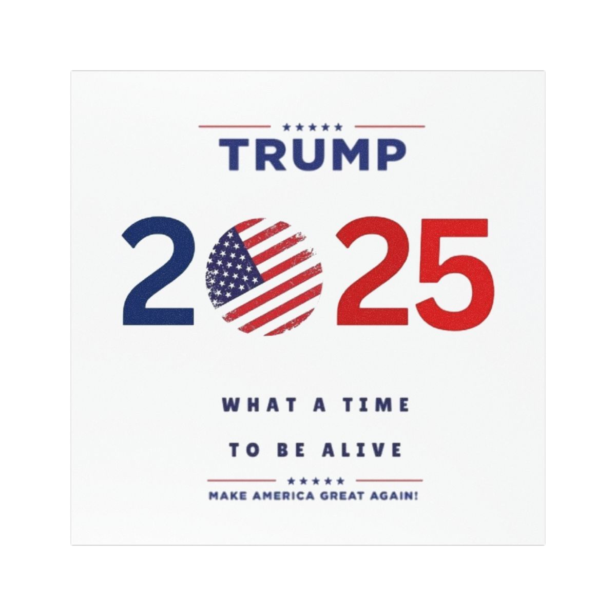 TRUMP 2025-Car Magnet