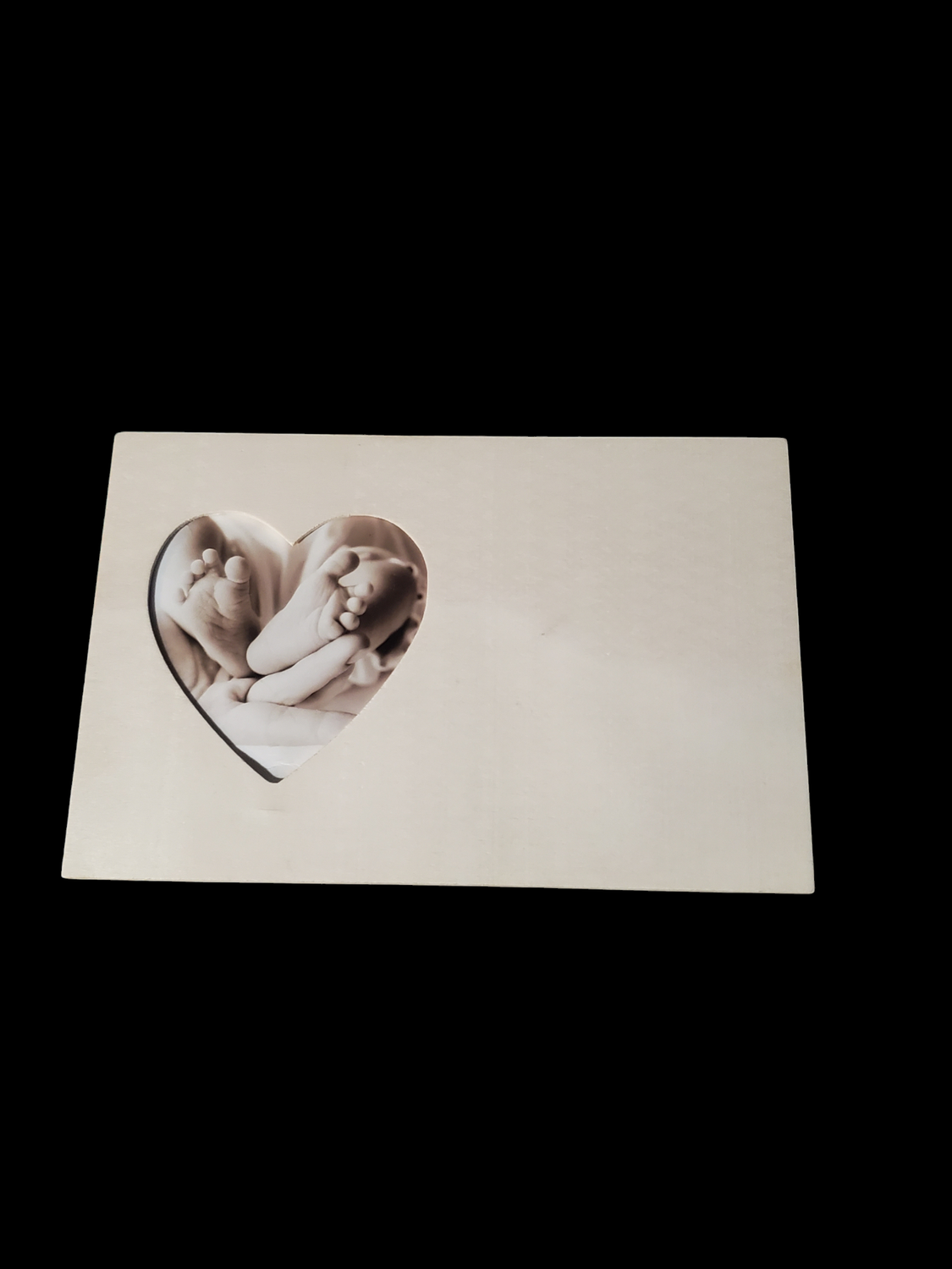 Wooden Heart Picture Frame-Perfect Gift For Wal Decor. Price includes Engraving.
