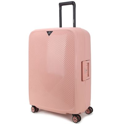 Axiss Fix Spinner Koffer Gross TSA Rosa 80L 68x48x28cm