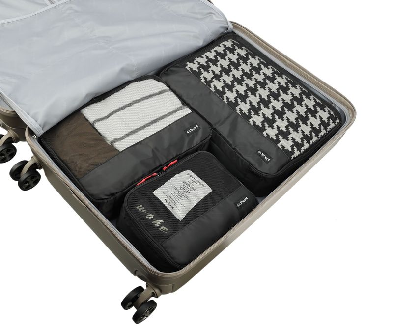 4-teiliges Organizer-Set für Gepäck