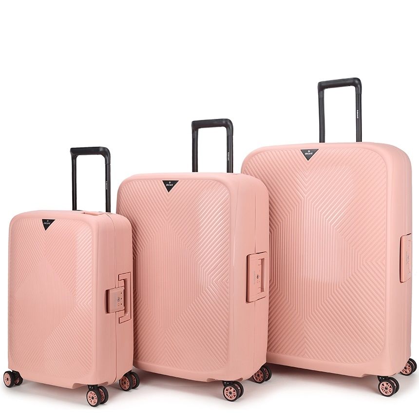 Axiss Fix Kofferset mit Tsa Rosa 110, 80 en 43 Liter