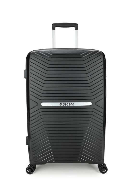 Cross-One Großkoffer 94 L – Hartschalen Reisekoffer mit TSA-Schloss &amp; 4 Rollen, Mattschwarz (76 x 47 x 28 cm)