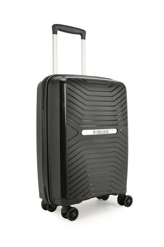 Cross-One Hartschalen Handgepäck Trolley 35 L – Bordkoffer mit TSA-Schloss, Mattschwarz (55 × 35 × 20 cm)