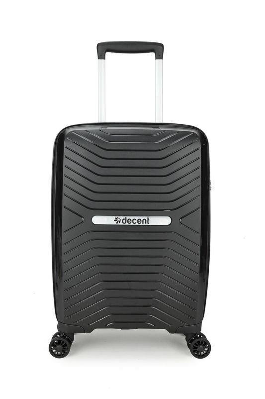 Cross-One Hartschalen Handgepäck Trolley 35 L – Bordkoffer mit TSA-Schloss, Mattschwarz (55 × 35 × 20 cm)