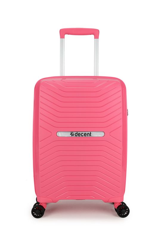 Cross-One Hartschalen Handgepäck Trolley 35 L – Bordkoffer mit TSA-Schloss, Korallenrosa (55 × 35 × 20 cm)