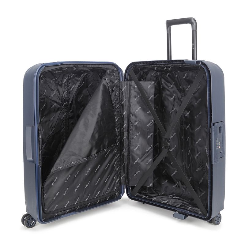 Axiss Fix 3-teiliges Hartschalen-Kofferset mit TSA-Schloss – Marineblau (110 L, 80 L &amp; 43 L)
