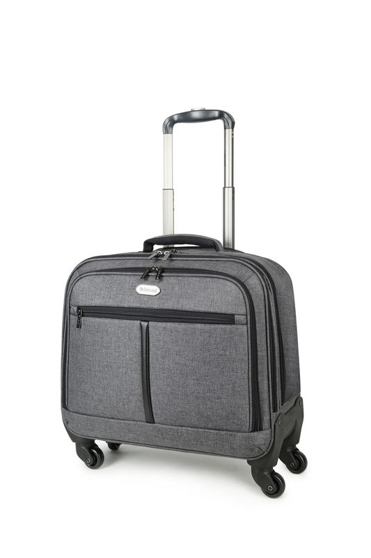 Bellatrix Business Handgepäck Bordtrolley – Silbergrau (44,5 × 22 × 44 cm)
