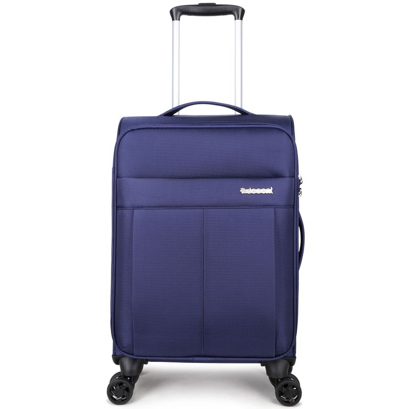 D-Upright Handgepäckkoffer mit TSA-Schloss – Ultra-leichtes Weichgepäck, 34 L, Marineblau (55 × 35 × 20 cm)