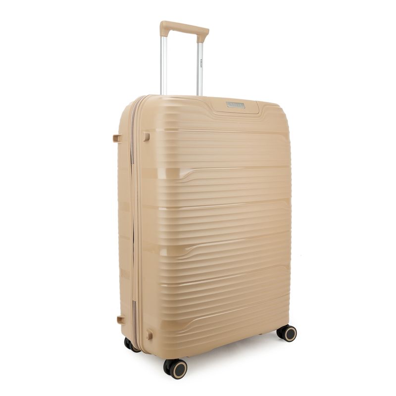 Explorer 3-teiliges Hartschalen-Kofferset mit TSA-Schloss, Sandfarbe (38 L, 68 L &amp; 106 L)