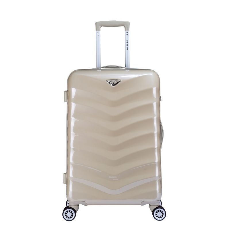 Exclusivo-One Handgepäckkoffer 30 Liter – Kabinentrolley mit TSA-Schloss, Champagnerfarbe (55 × 35 × 20 cm)