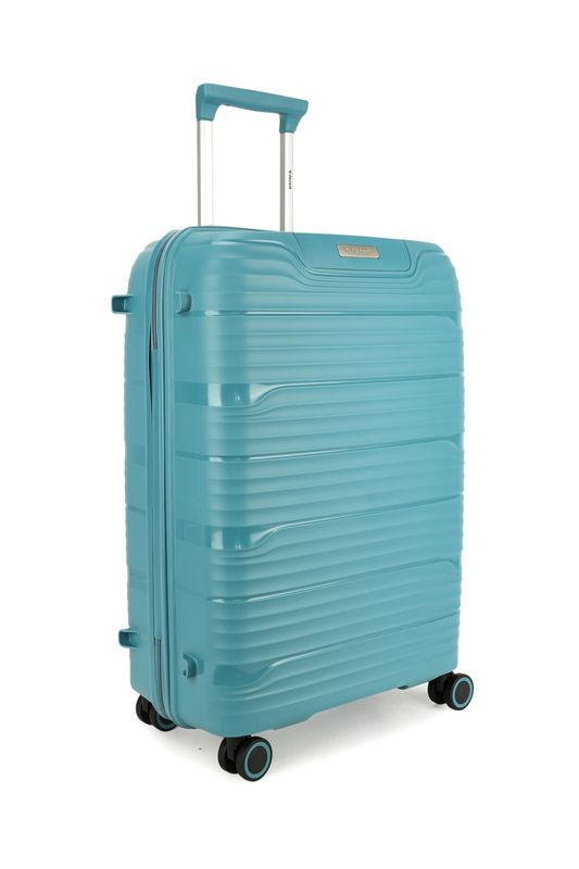 Explorer Mittelgroßer Reisekoffer 68 Liter – Hartschalen-Trolley mit TSA-Schloss, Petrolblau (66 × 45 × 26 cm)