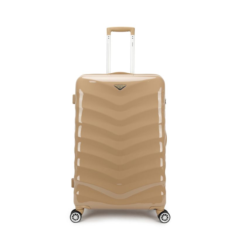 Exclusivo-One Reisekoffer Set 3-teilig – Trolley-Set mit TSA-Schloss, Sandfarbe (30 L, 60 L &amp; 85 L)