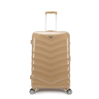 Exclusivo-One Große Koffer Beige 77X48X28 CM
