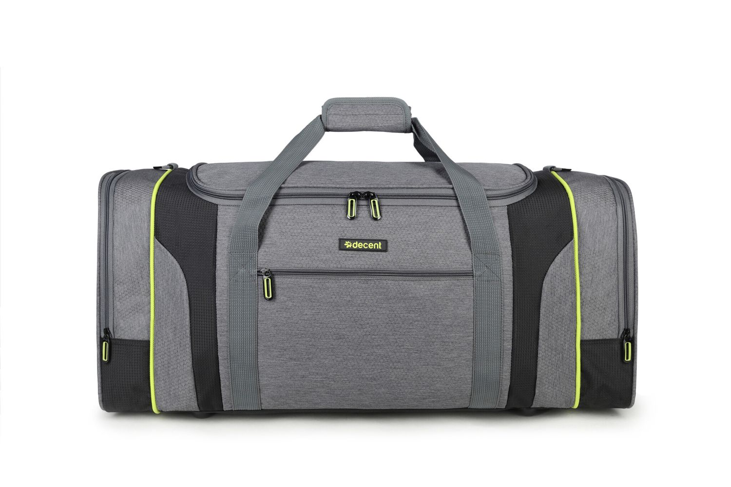 Flexplus Wochenendtasche Grau/Limettengrün 70X32X34 CM