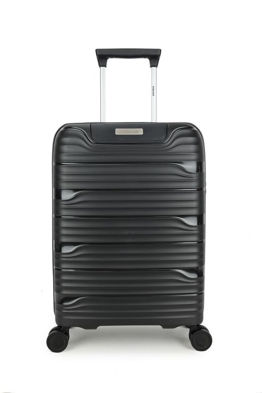 Explorer Handgepäckkoffer 38 Liter – Kabinen-Trolley mit TSA-Schloss, Mattschwarz (55 × 37,5 × 23 cm)