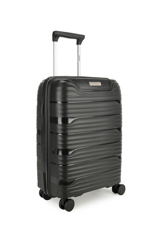 Explorer Handgepäckkoffer 38 Liter – Kabinen-Trolley mit TSA-Schloss, Mattschwarz (55 × 37,5 × 23 cm)