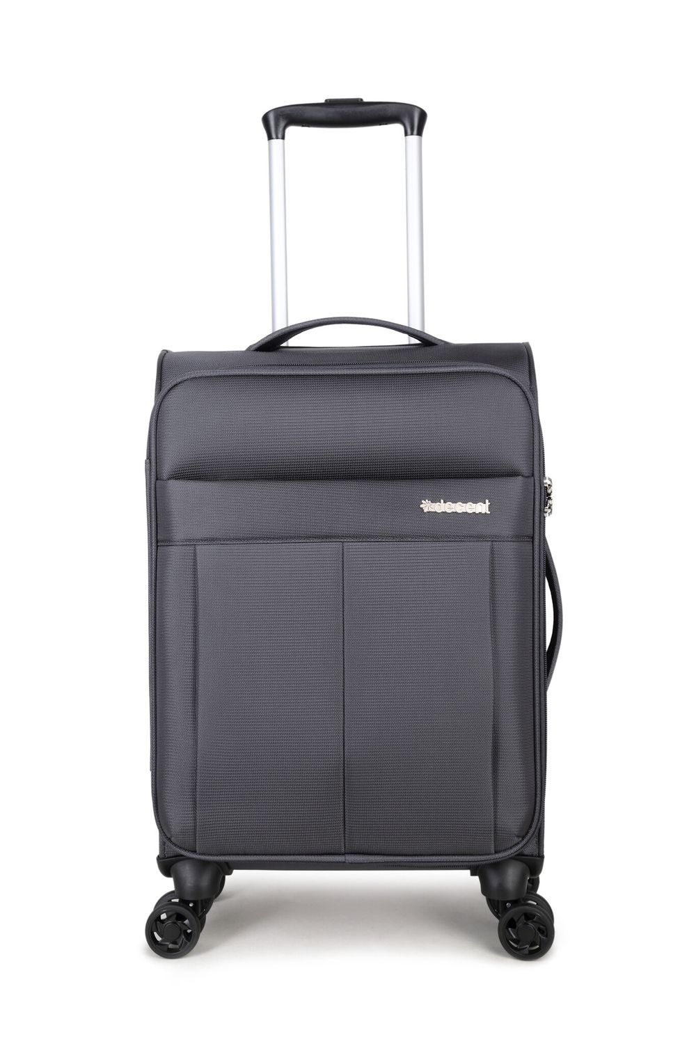 Decent D-Upright Handgepäck Grau TSA 34 Liter 66x41x30cm