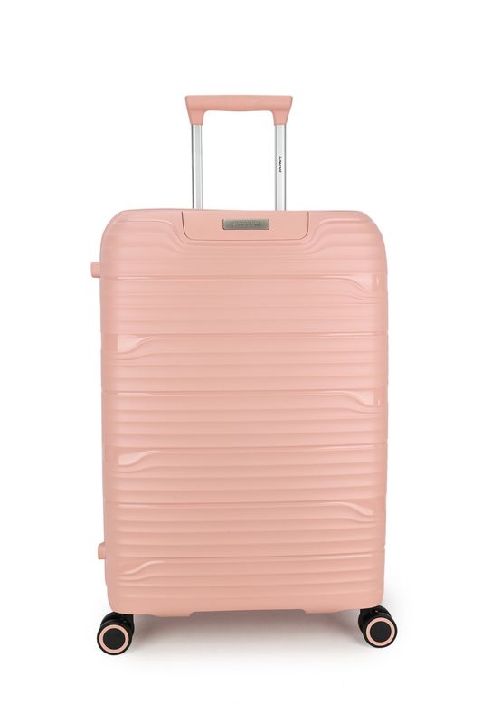 Explorer Mittelgroßer Reisekoffer 68 Liter – Hartschalen-Trolley mit TSA-Schloss, Rosé-Rosa (66 × 45 × 26 cm)