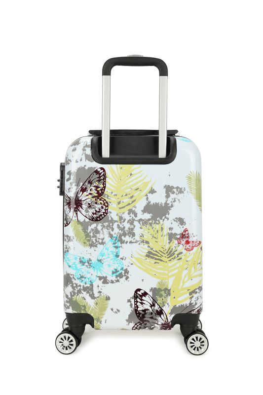 Forenza Handgepäck-Trolley 30 L – Kabinenkoffer mit Schmetterlingmotiv (55 × 35 × 20 cm)