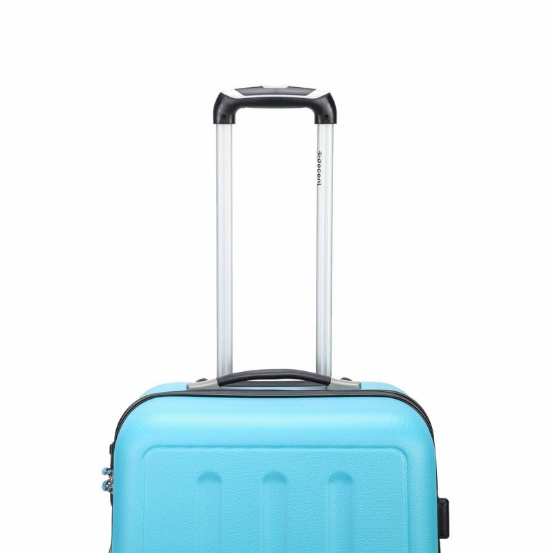 Neon-Fix 3-teiliges Hartschalen Reisekoffer-Set – Trolley mit TSA-Schloss, Türkisblau (32 L, 65 L &amp; 96 L)