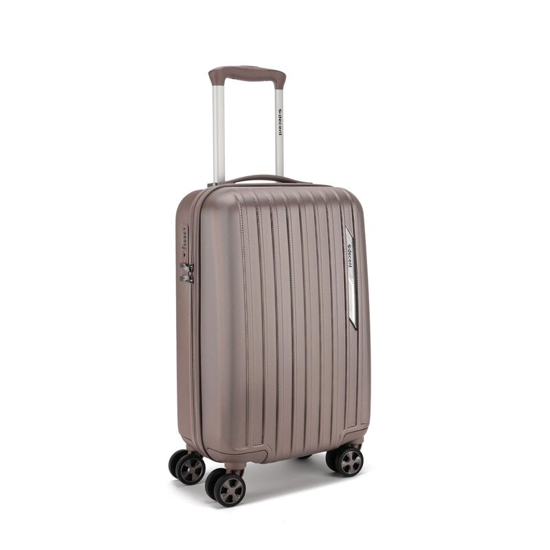 Paradiso 3-teiliges Hartschalen-Reisekoffer-Set – Trolley-Set mit TSA-Zahlenschloss &amp; 4 Rollen, Champagner Matt (35 L, 60 L &amp; 95 L)