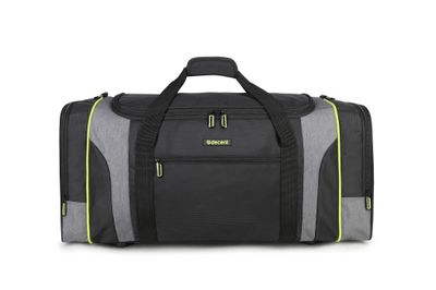 Flexplus Wochenendtasche Schwarz/Limettengrün 70X32X34 CM