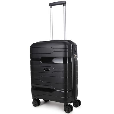 One-City Handgepäck Koffer Schwarz 36L 55x38x20cm