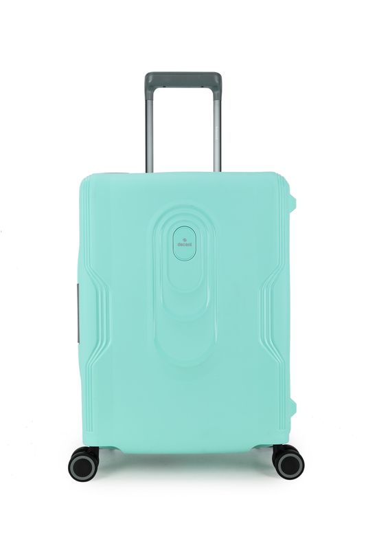 On Tour Großer Hartschalen-Reisekoffer 116 L – Trolley mit TSA-Zahlenschloss &amp; 4 Rollen, Minzegrün (77 × 54,5 × 31,5 cm)