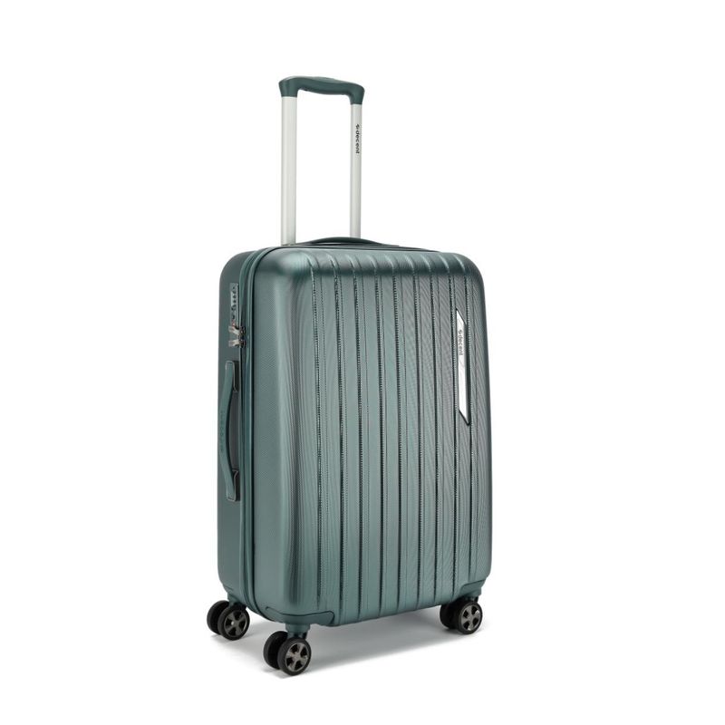 Paradiso Mittelgroßer Hartschalen-Reisekoffer 60 L – Trolley mit TSA-Zahlenschloss &amp; 4 Rollen, Olivgrün Matt (66 × 40 × 25 cm)