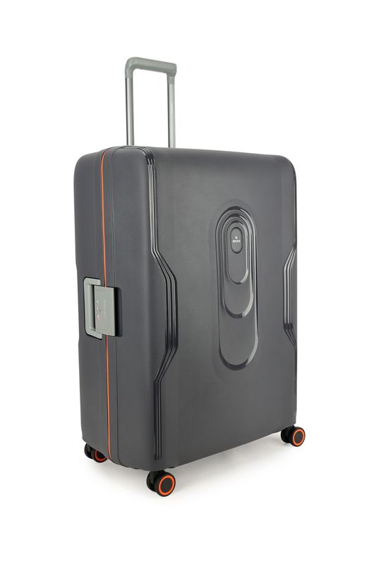 On Tour Großer Hartschalen-Reisekoffer 116 L – Trolley mit TSA-Zahlenschloss &amp; 4 Rollen, Anthrazitschwarz (77 × 54,5 × 31,5 cm)