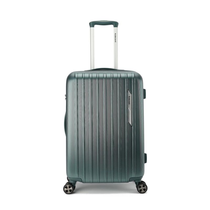Paradiso Mittelgroßer Hartschalen-Reisekoffer 60 L – Trolley mit TSA-Zahlenschloss &amp; 4 Rollen, Olivgrün Matt (66 × 40 × 25 cm)