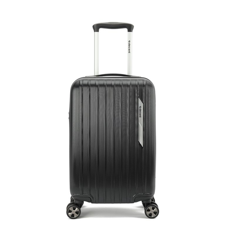 Paradiso 3-teiliges Hartschalen-Reisekoffer-Set – Trolley-Set mit TSA-Zahlenschloss &amp; 4 Rollen, Tiefschwarz Matt (35 L, 60 L &amp; 95 L)