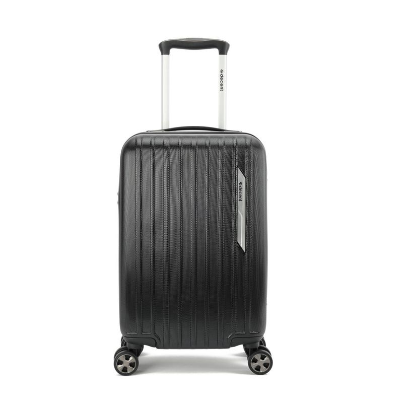 Paradiso Handgepäck-Reisekoffer 35 L – Kabinen-Trolley mit TSA-Zahlenschloss &amp; 4 Rollen, Tiefschwarz Matt (55 × 35 × 20 cm)