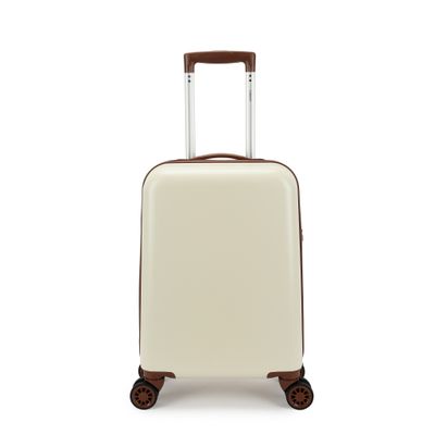 Retro Koffer Weiss Handgepäck 35L 55X35X20CM