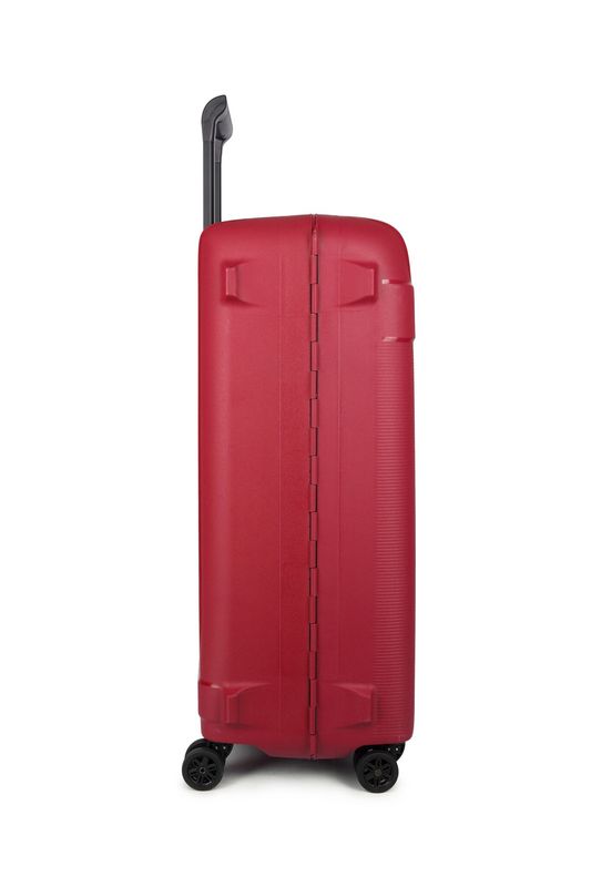 Transit Großer Reisekoffer mit TSA-Schloss – Hartschalen-Trolley 82 cm, 135 L, Rubinrot (82 × 54 × 32,5 cm)