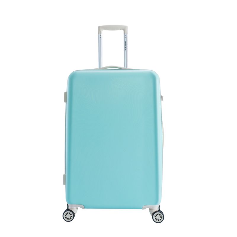 Star-Maxx 3-teiliges Hartschalen-Reisekoffer-Set – Trolley-Set mit TSA-Zahlenschloss &amp; 4 Rollen, Pastelltürkis (35 L, 65 L &amp; 96 L)