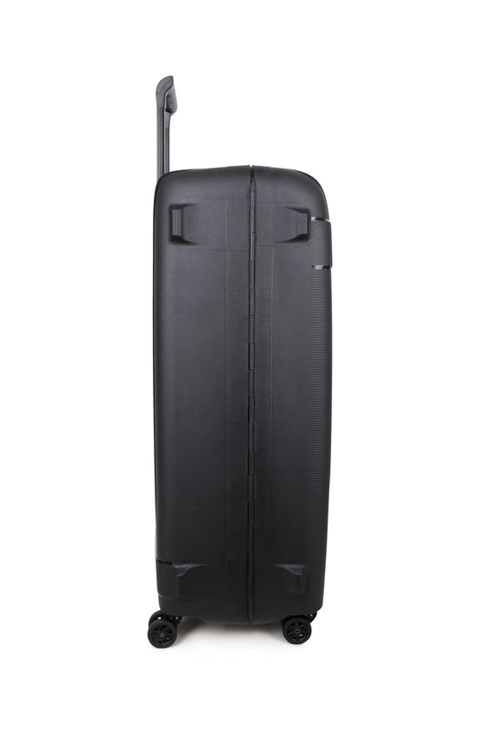 Transit Großer Reisekoffer mit TSA-Schloss – Hartschalen-Trolley 82 cm, 135 L, Mattschwarz (82 × 54 × 32,5 cm)