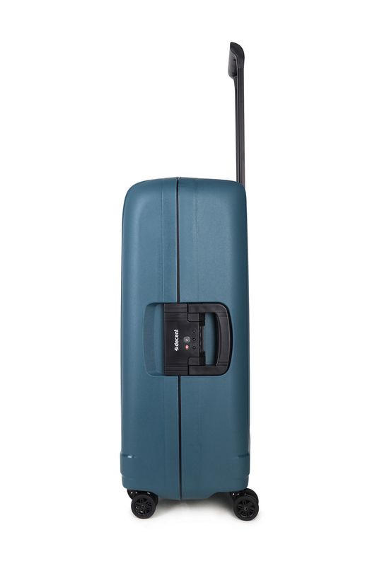 Transit Handgepäckkoffer mit TSA-Schloss – Hartschalen-Trolley 55 cm, 43 L, Petrolblau (55 × 37 × 23 cm)