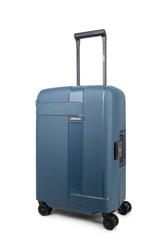 Transit Handgepäckkoffer mit TSA-Schloss – Hartschalen-Trolley 55 cm, 43 L, Petrolblau (55 × 37 × 23 cm)