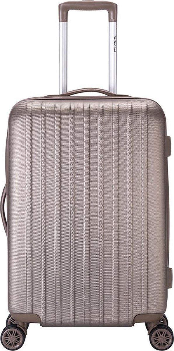 Tranporto-One Koffer Champagner Mittel 60L 65x42x27cm