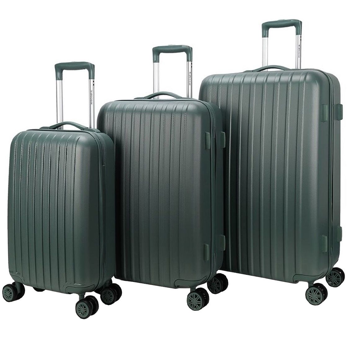 Tranporto-One Kofferset Olive 3-teilig 96, 60 und 30L