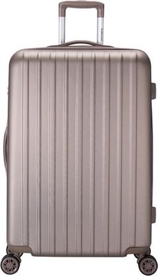 Tranporto-One Koffer Champagner Groß 95L 75x49x31cm