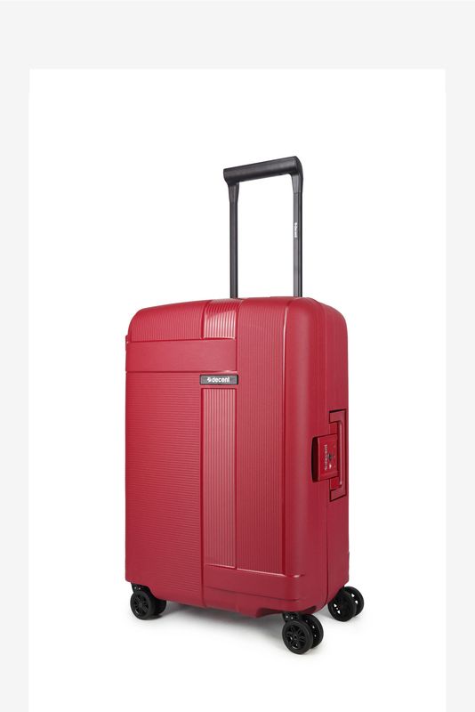 Transit Handgepäckkoffer mit TSA-Schloss – Hartschalen-Trolley 55 cm, 43 L, Robinrot (55 × 37 × 23 cm)