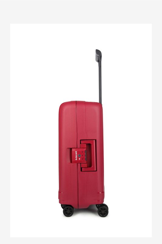 Transit Handgepäckkoffer mit TSA-Schloss – Hartschalen-Trolley 55 cm, 43 L, Robinrot (55 × 37 × 23 cm)
