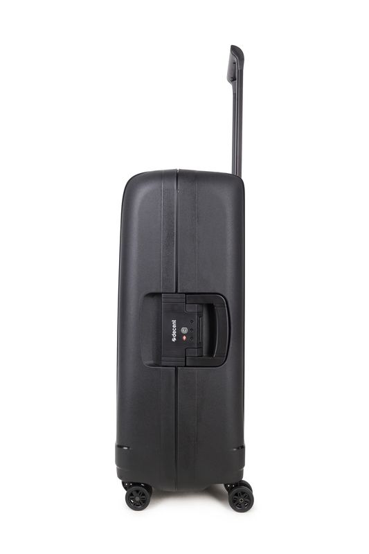 Transit Handgepäckkoffer mit TSA-Schloss – Hartschalen-Trolley 55 cm, 43 L, Mattschwarz (55 × 37 × 23 cm)