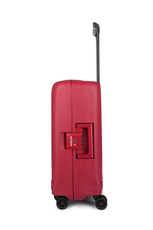Transit Mittelgroßer Reisekoffer mit TSA-Schloss – Hartschalen-Trolley 70 cm, 86 L, Rubinrot (70 × 47 × 28 cm)