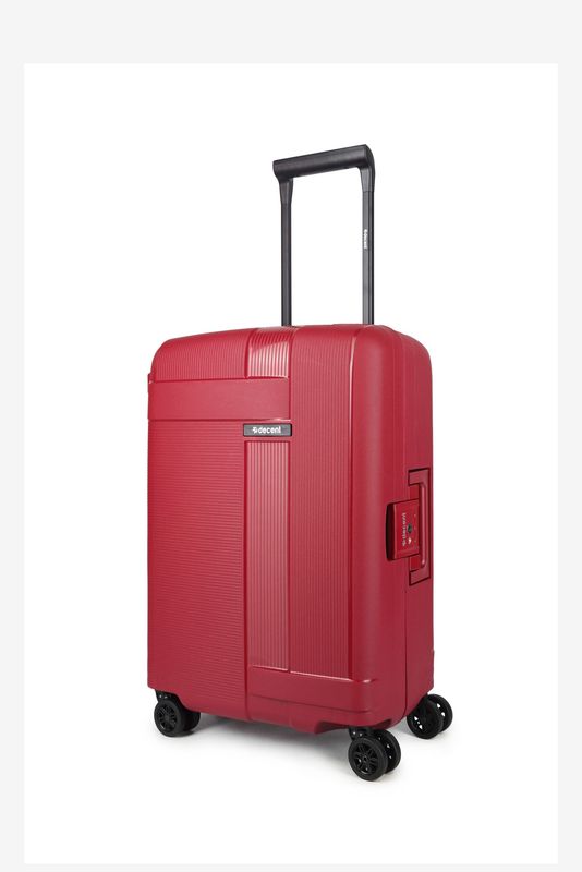 Transit Mittelgroßer Reisekoffer mit TSA-Schloss – Hartschalen-Trolley 70 cm, 86 L, Rubinrot (70 × 47 × 28 cm)