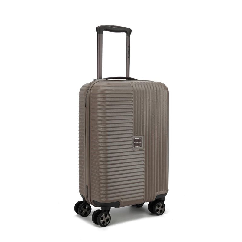 Tourister Handgepäck-Trolley mit TSA-Schloss – Kabinenkoffer 55 cm für Flugreisen, 34 L, Metallictaupe (55 × 35 × 20 cm)