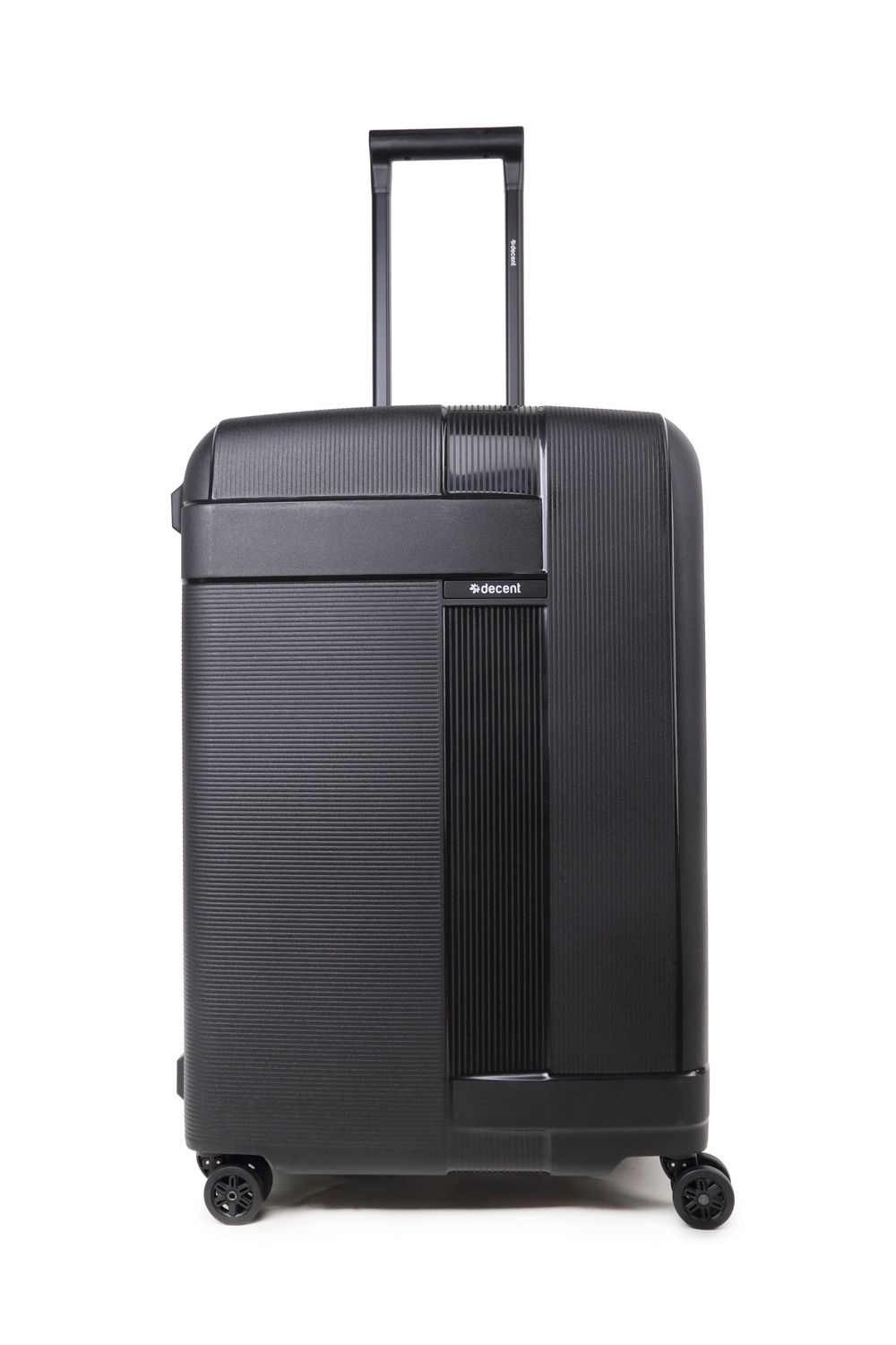 Transit 2.0 Mittelgroßer Hartschalen-Reisekoffer 86 L – Trolley mit TSA-Zahlenschloss, 4 Doppelrollen Anthrazitschwarz (70 × 47 × 28 cm)